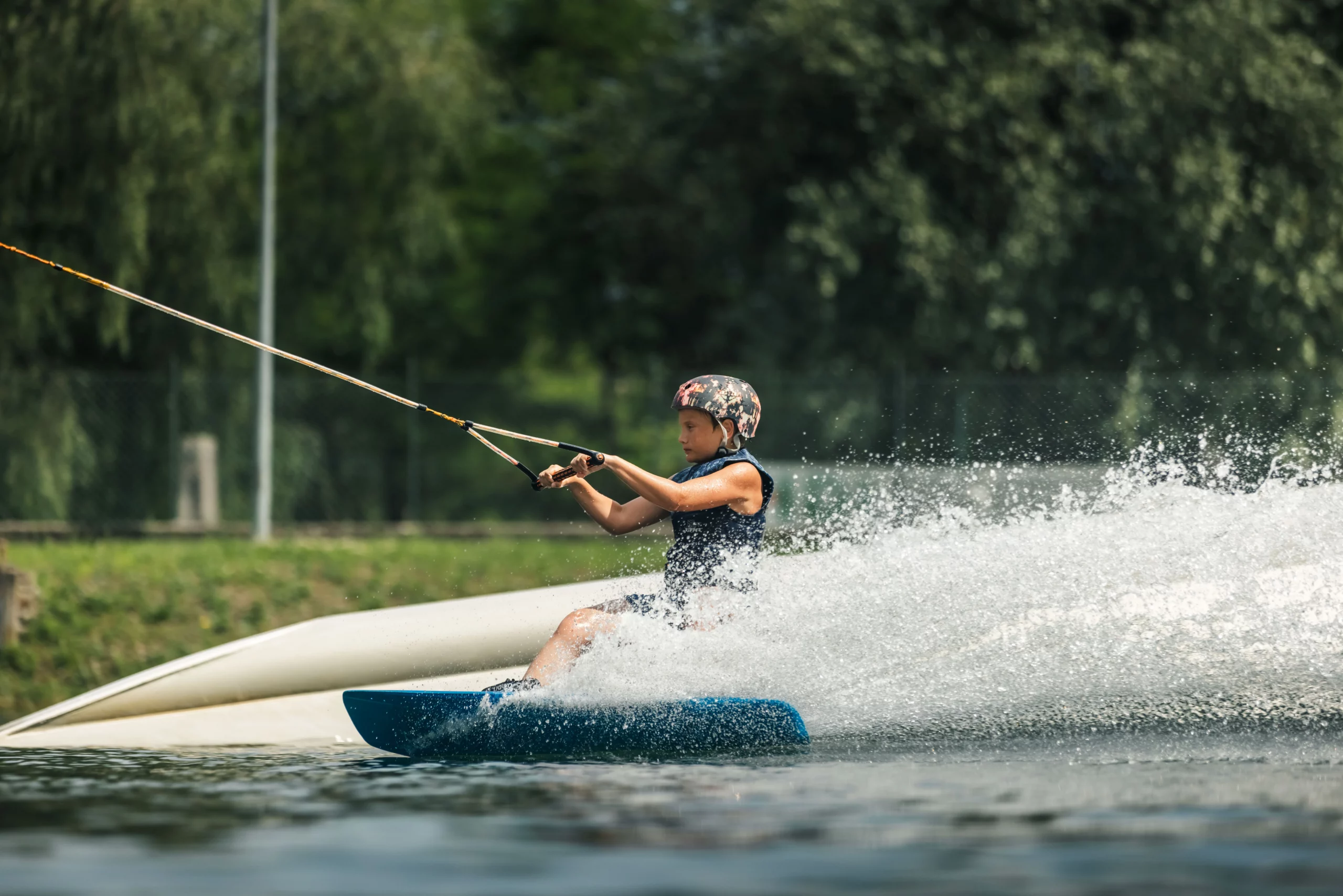 Rider al cable park