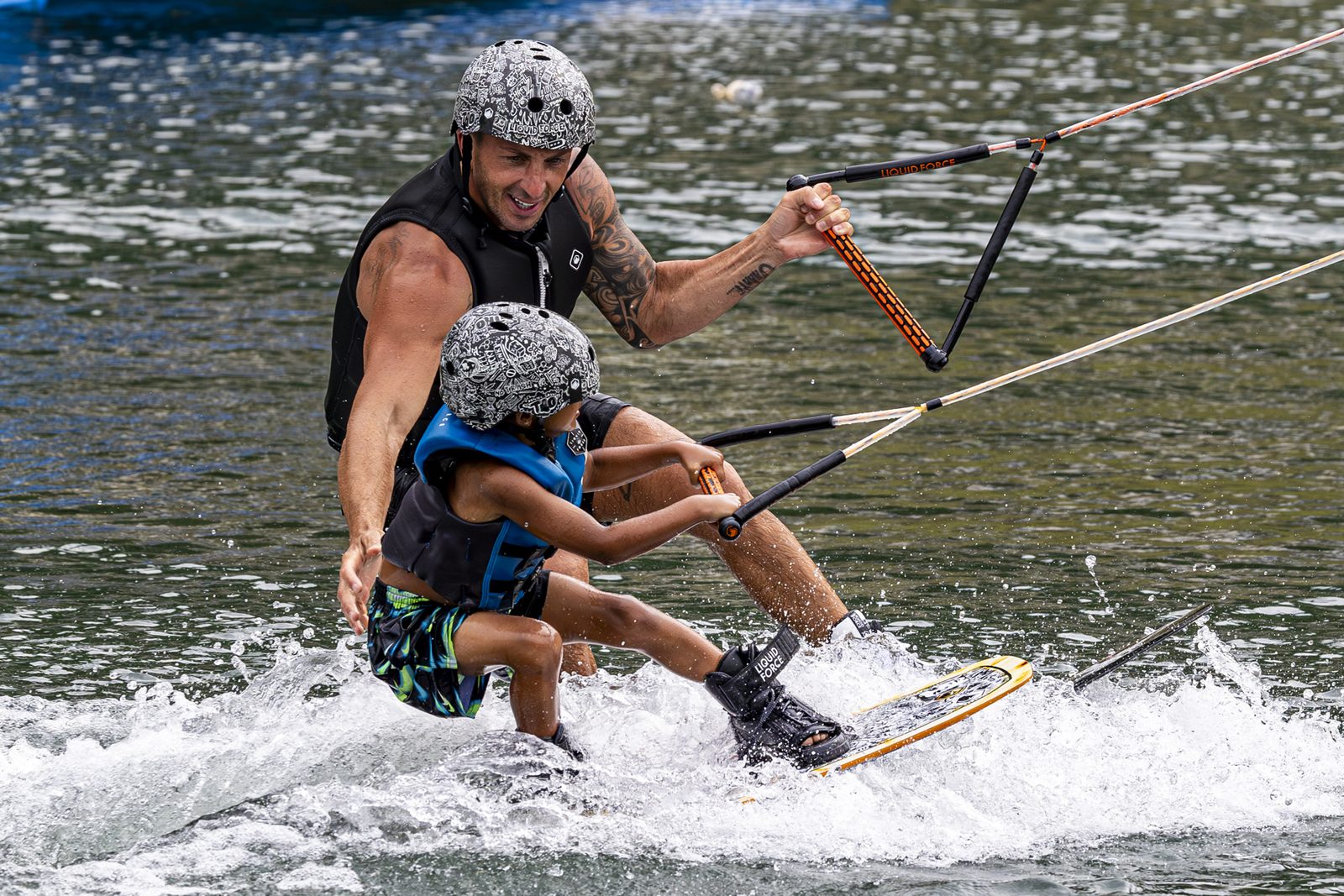 Rider al cable park